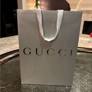 Authentic Gucci Paper Shopping Bag